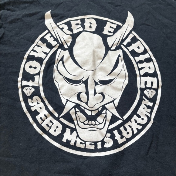 Black Graphic T-Shirt lowered empire medium - Picture 2 of 4